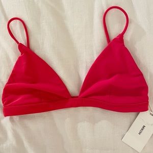 Red Mikoh Triangle Top